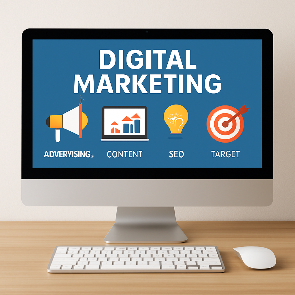 digital marketing workspace setup